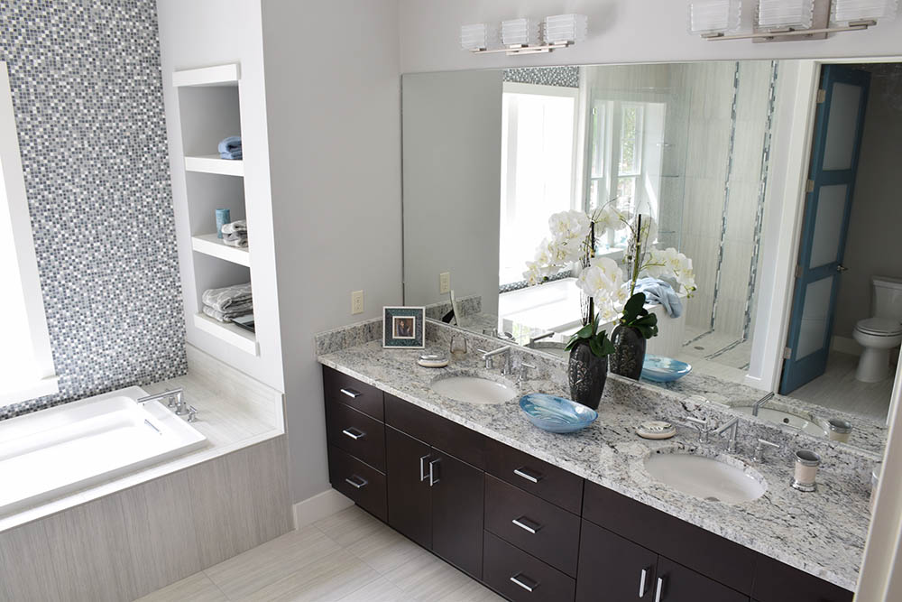 Granite bathroom vanity countertops if you’re looking for something naturally durable