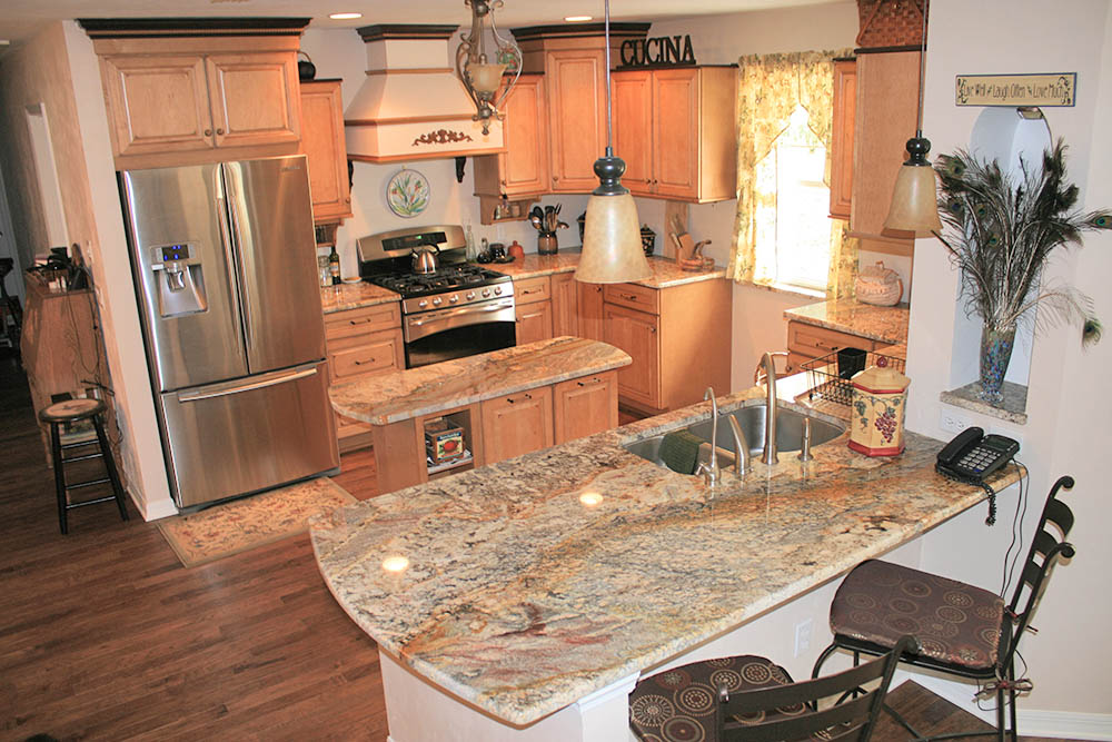 Granite kitchen countertop colors